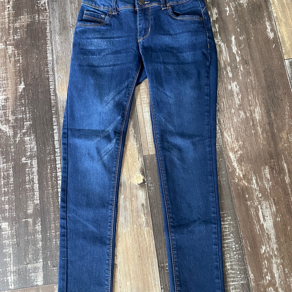 Junior girls bamboo Dark Wash Skinny Jeans